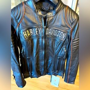 Brand New Harley Davidson Women’s Leather Eclipse Jacket- Size Small